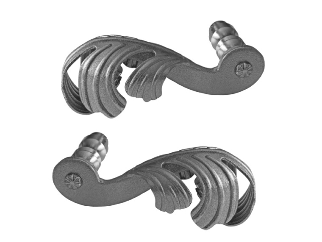 Forged door handle L140, d17mm, Zn-biely